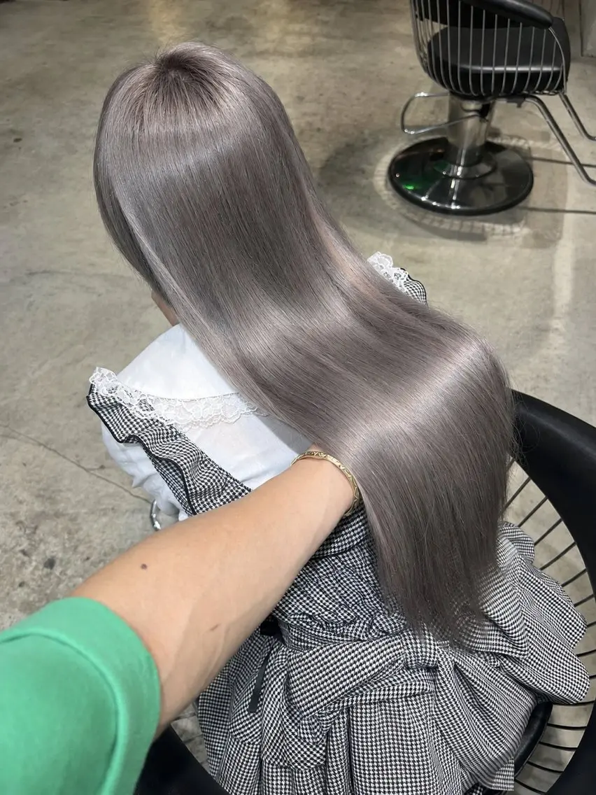 ロング カット トリートメント エクステ DEAN ISLA 海外風ヘアサロンのヘアスタイル