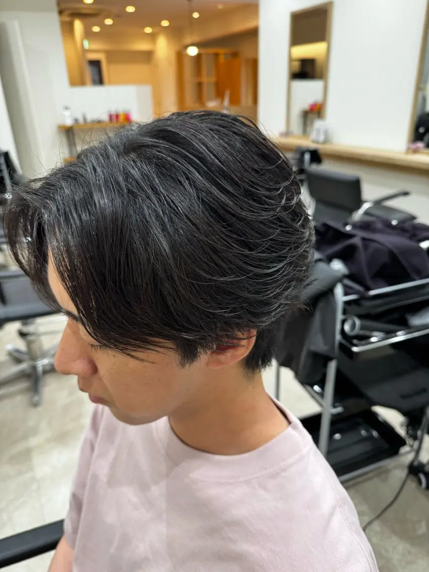 パーマ カット パーマ ✨波巻き／気流れ✨ パーマ専門ひびき💥のヘアスタイル