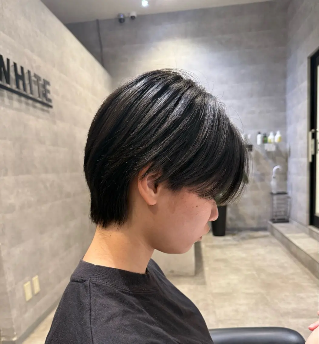 【黒染めをしたくない方必見👀】暗染カラー+1Step TRの写真