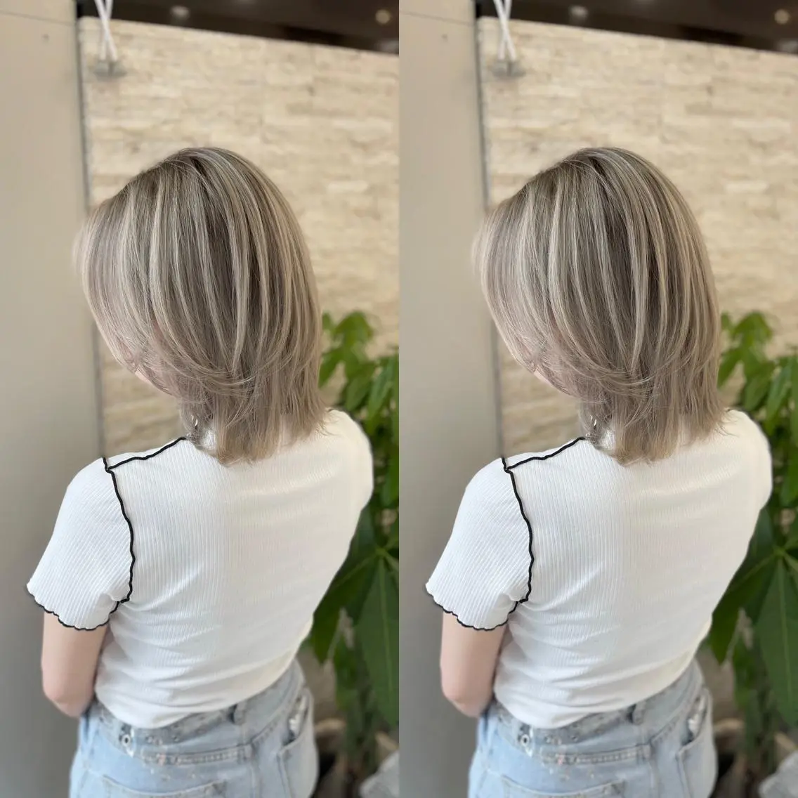ミディアム ヘアカラー トリートメント Y Uのヘアスタイル