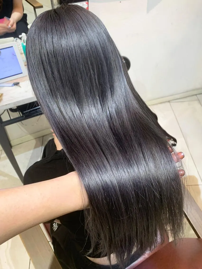 【人気メニュー🌟】透明感✨艶カラー➕1stepトリートメントの写真