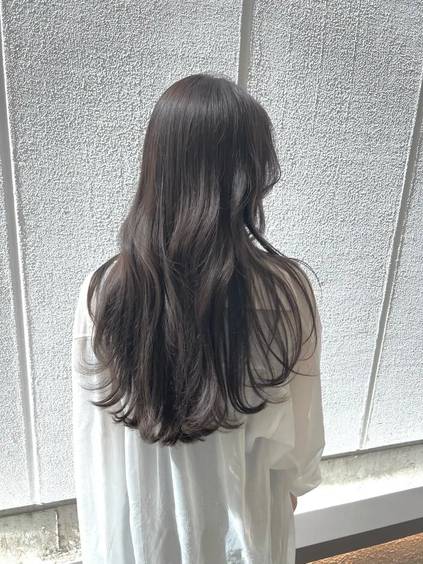 カット+カラー+髪質改善トリートメント(セミロング〜ロング)の写真