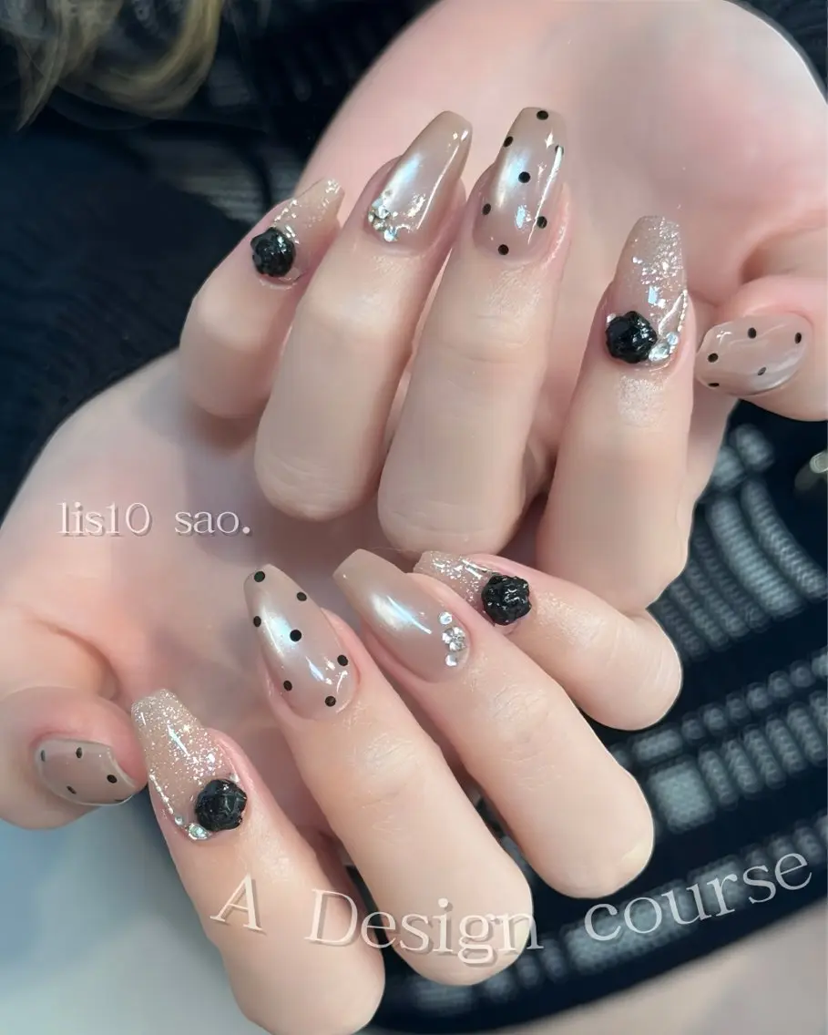 ネイル ハンドネイル ハンドケア 🎀sao🎀銀座 ワンホンネイルのネイルデザイン