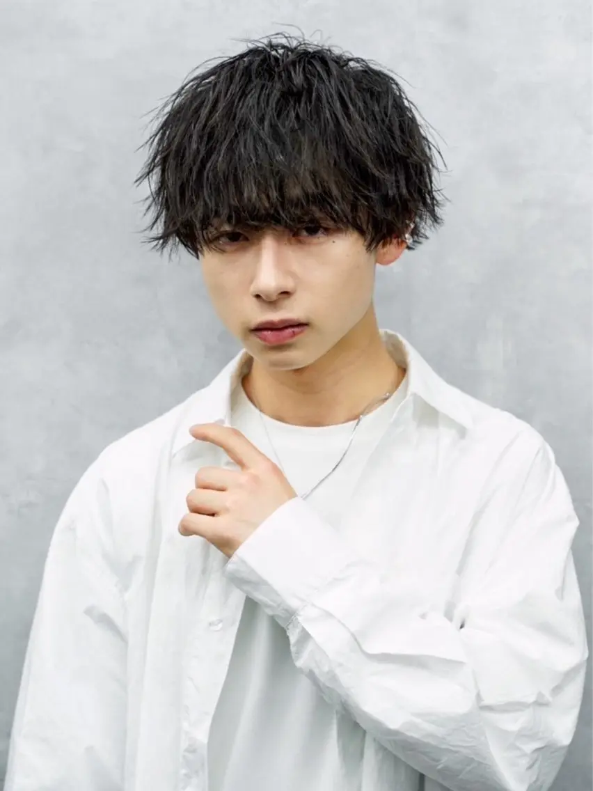ミニモ限定【格安コース】メンズカット+パーマコース【ツイストスパイラル、波巻き、ニュアンス、フェザー◎】の写真