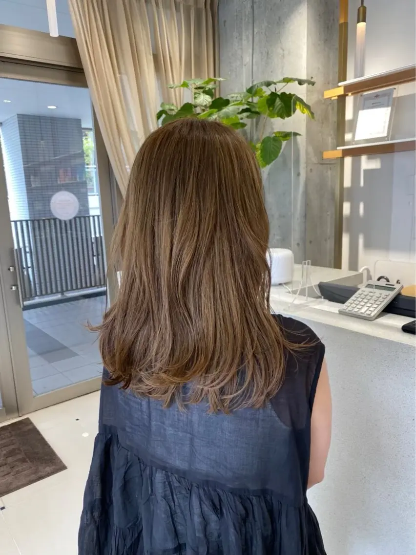 ロング カラー ヘアカラー 🦋NIA🦋 SALONECINQのヘアスタイル