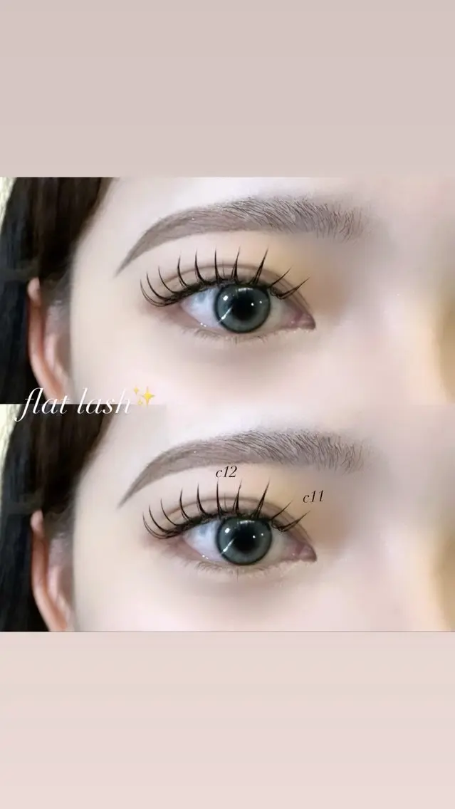 🌿マツエクフラットラッシュ100本までの写真