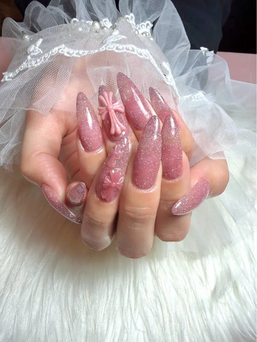 💎初回限定💎【オフなし】10本長さ出しデザイン(ケア込み)の写真