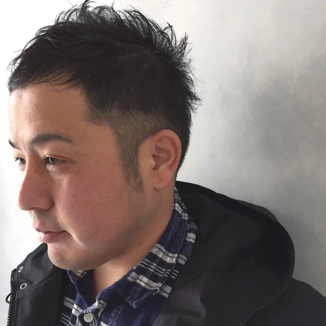 ショート メンズ モヒカン ソフトモヒカン ツーブロック ORIKA 美容室のヘアスタイル