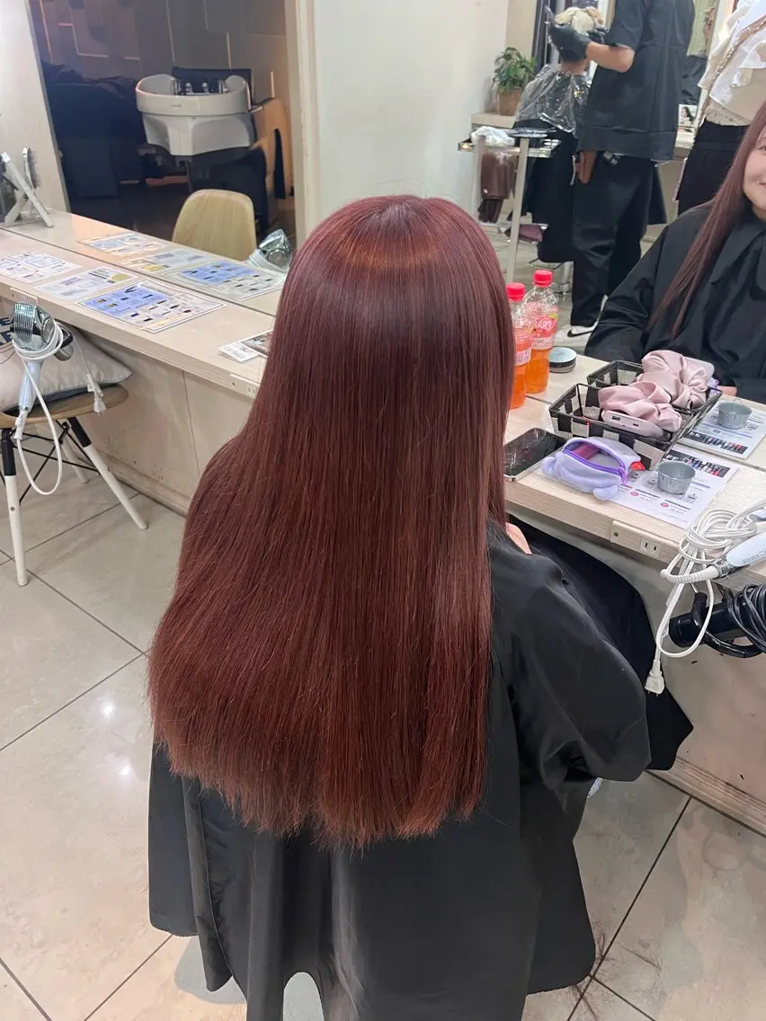ロング カラー ヘアカラー トリートメント 横浜/ミルクティー カラー🤍みうのヘアスタイル