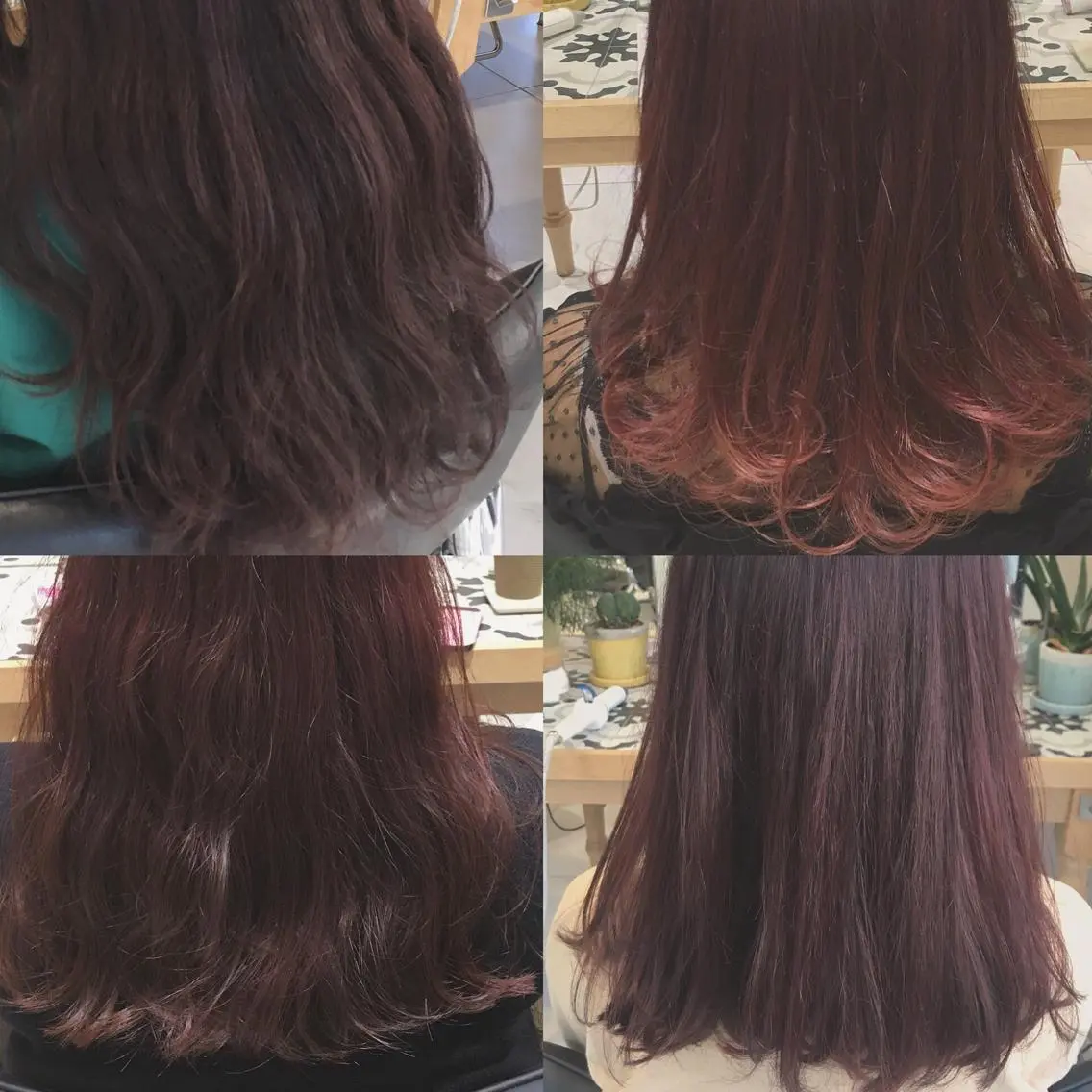 ロング カラー カット ヘアカラー トリートメント 荒木 依莉亜のヘアスタイル