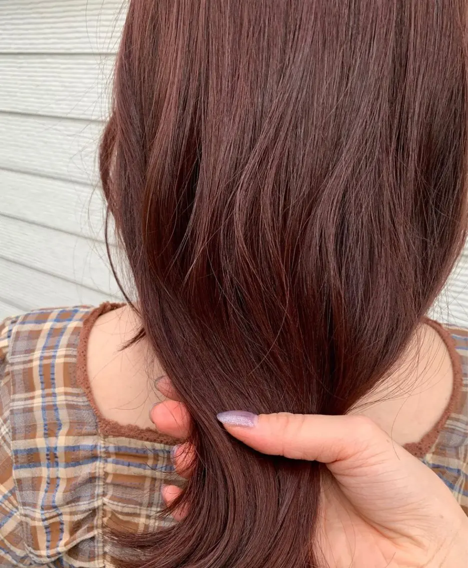 ミディアム カラー カット ヘアカラー apica/ 菊地さら紗のヘアスタイル