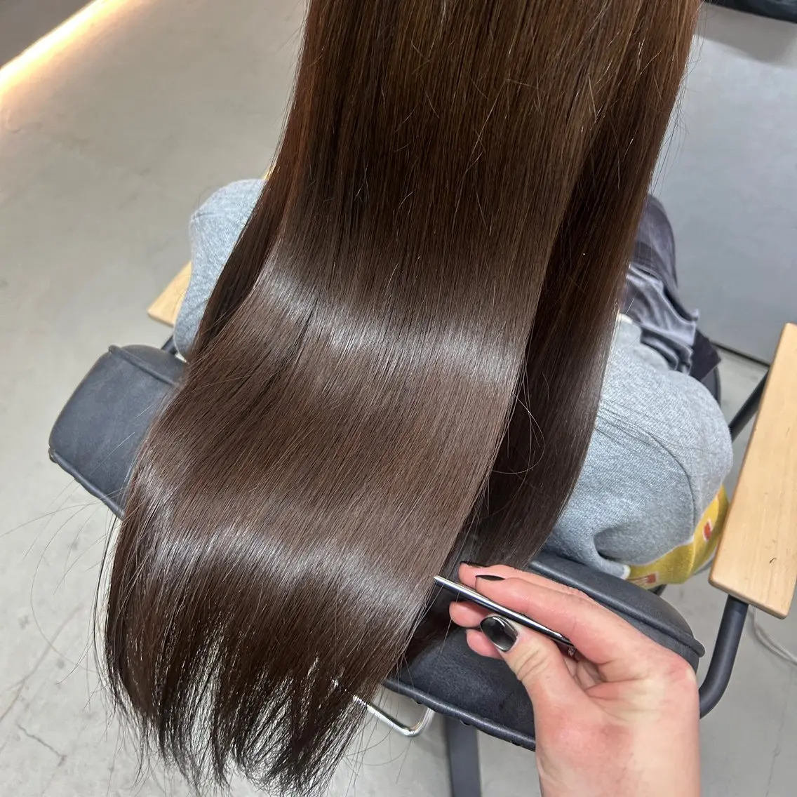 カラー 📍成増/カット/ 縮毛/ワンカラーのヘアスタイル