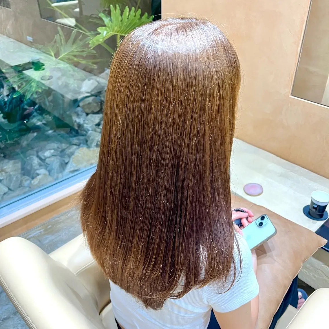 ロング カラー アッシュ ベージュカラー ブリーチ ブリーチなしカラー しだ あつきのヘアスタイル