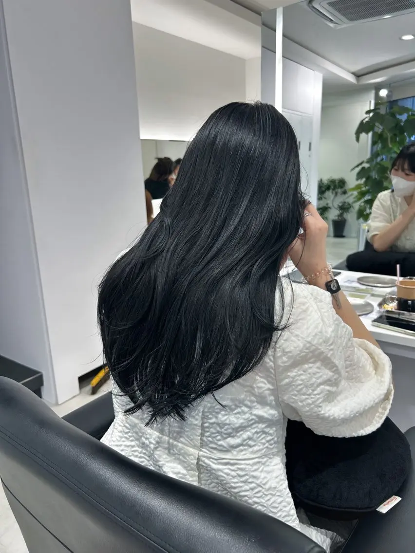 ロング ヘアカラー トリートメント ヘアセット Senri お洒落ヘア/経堂のヘアスタイル