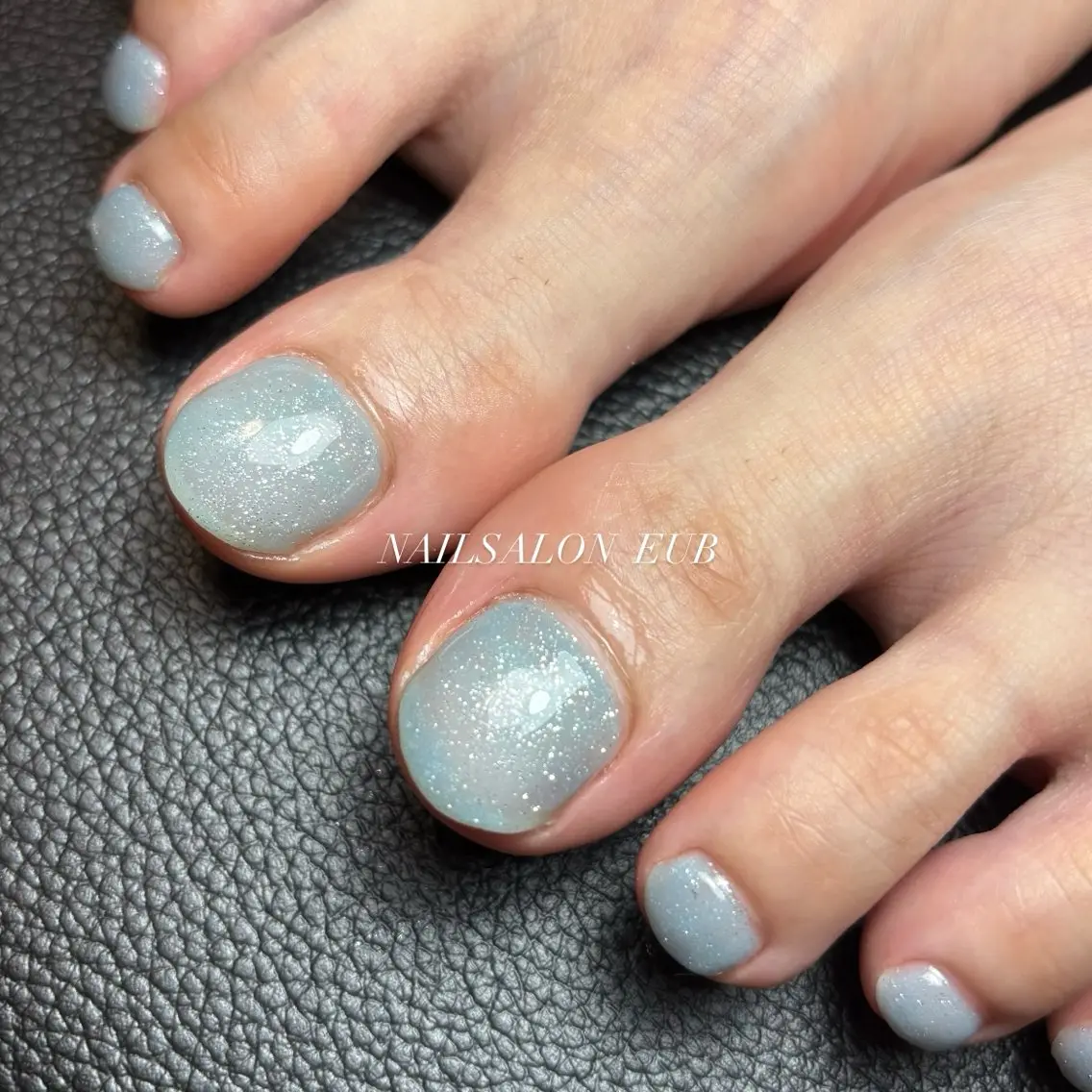《ジェルフット🦶》うる艶マグネットネイル🧲の写真