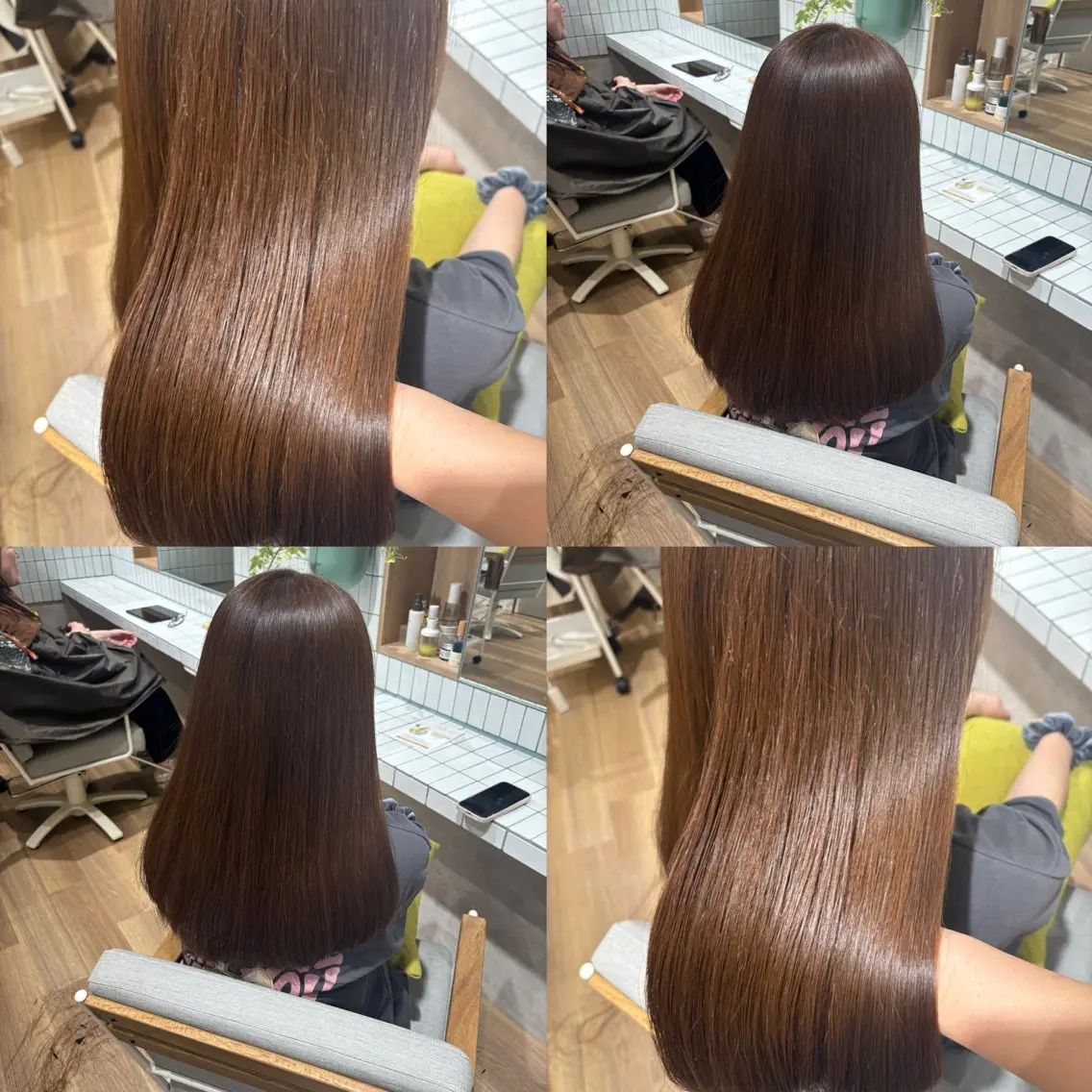 ロング カラー ベージュカラー カット ヘアカラー トリートメント ヘッドスパ RINNO🌷透明感 カラー/髪質改善のヘアスタイル