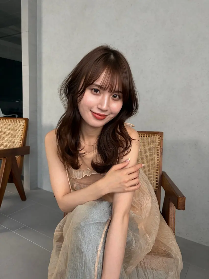 ロング レイヤーカット レイヤーカット 🎀 miyuのヘアスタイル