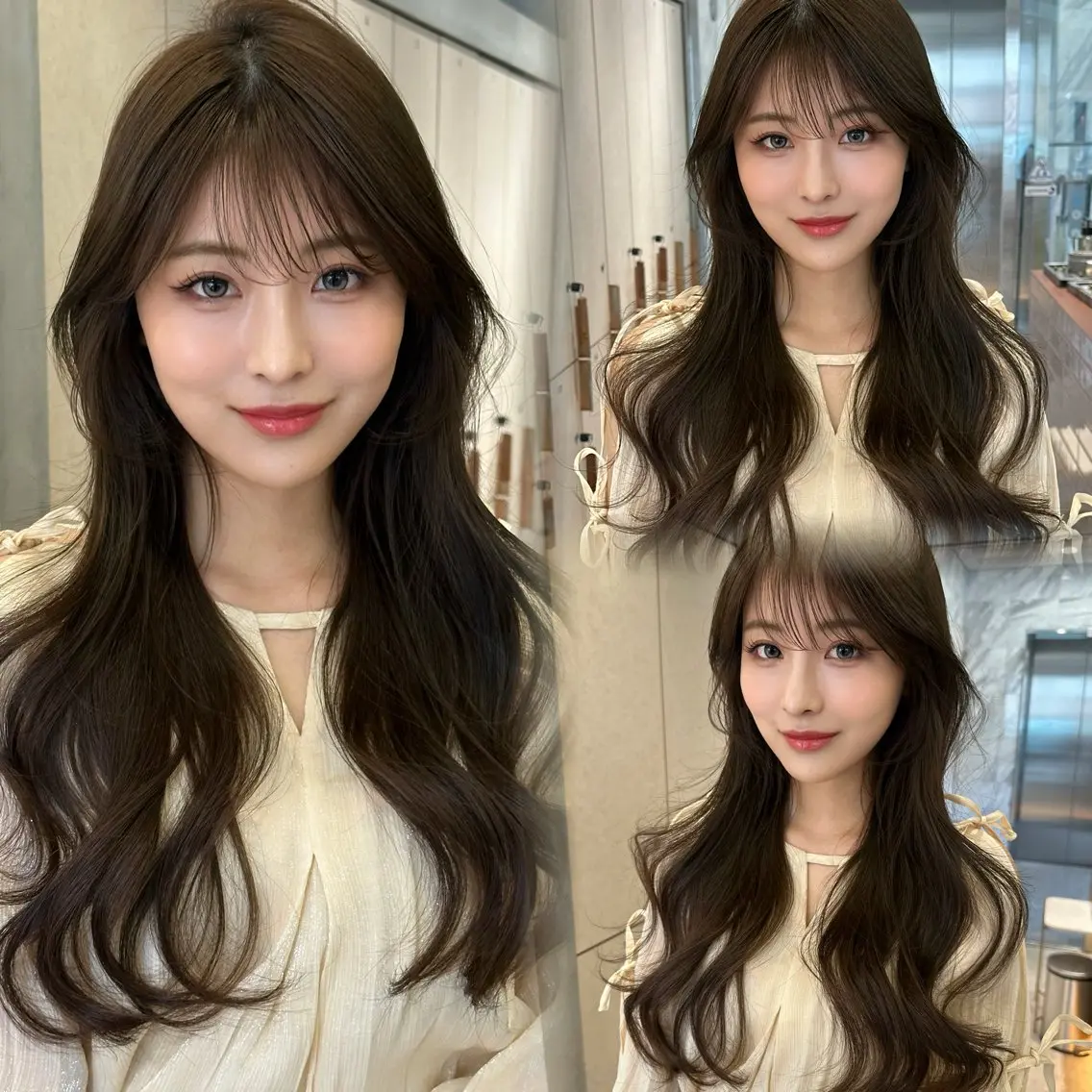 ロング カット ヘアカラー トリートメント ヘアセット 銀座副店長/レイヤー /髪質改善/田島のヘアスタイル