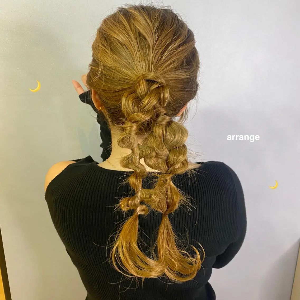 ミディアム ヘアアレンジ SOURCE 茶屋町　奥井杏奈のヘアスタイル