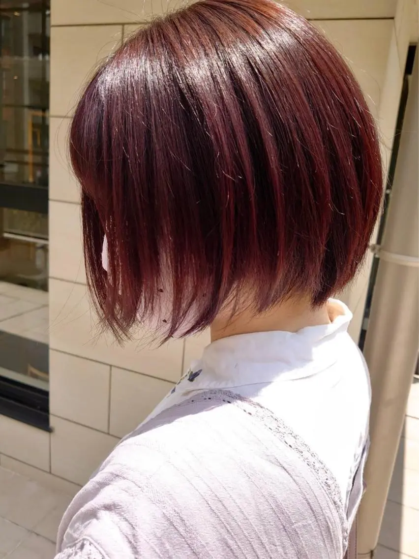 🌹【期間限定】カット＋ツヤカラー＋ヘッドスパ5分🌟🌟の写真