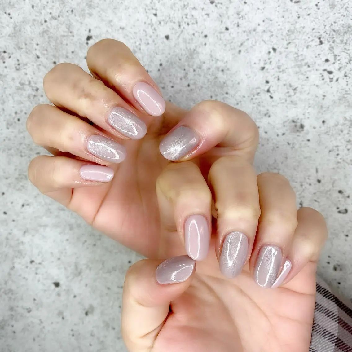 セミロング カラー パーマ ヘアアレンジ メンズ キッズ ネイル マツエク・マツパ アイブロウ 眉カラー ナチュラル マグネットネイル ワンカラーネイル Salon Ｋのネイルデザイン