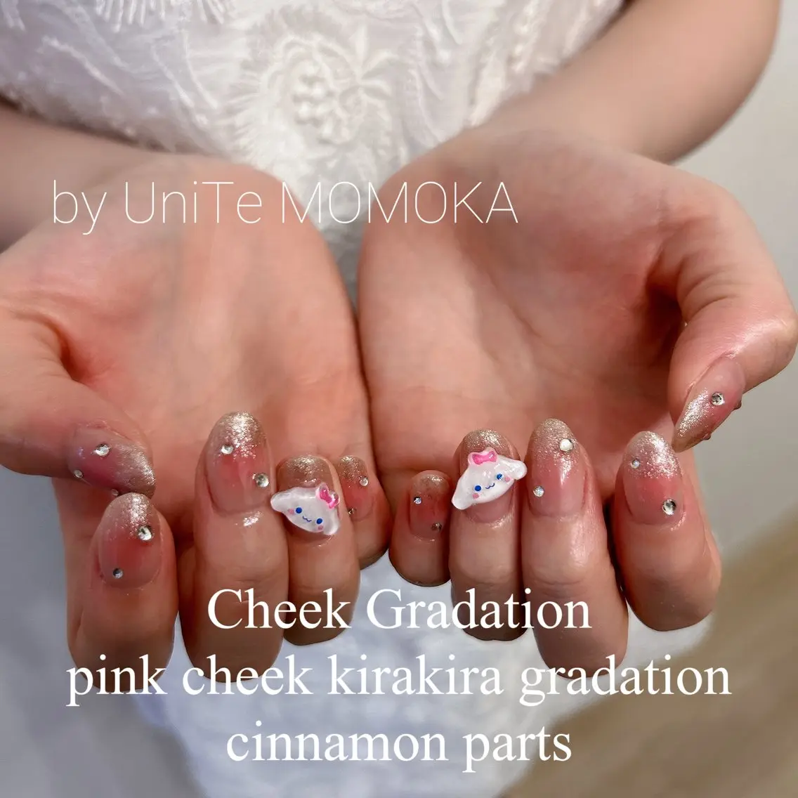 ネイル チークネイル Momo nailsalonのネイルデザイン