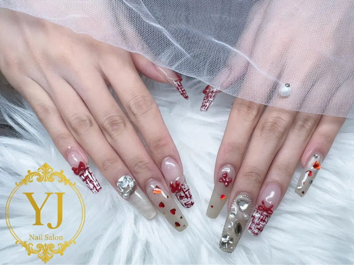 ネイル バレンタイン YJ Nail Yumiのネイルデザイン