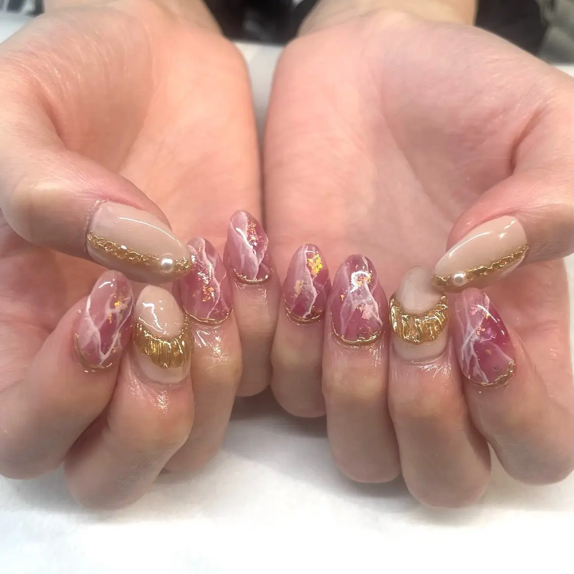 ネイル ハンドネイル 💎🐰 saki. m 🐰💎のネイルデザイン