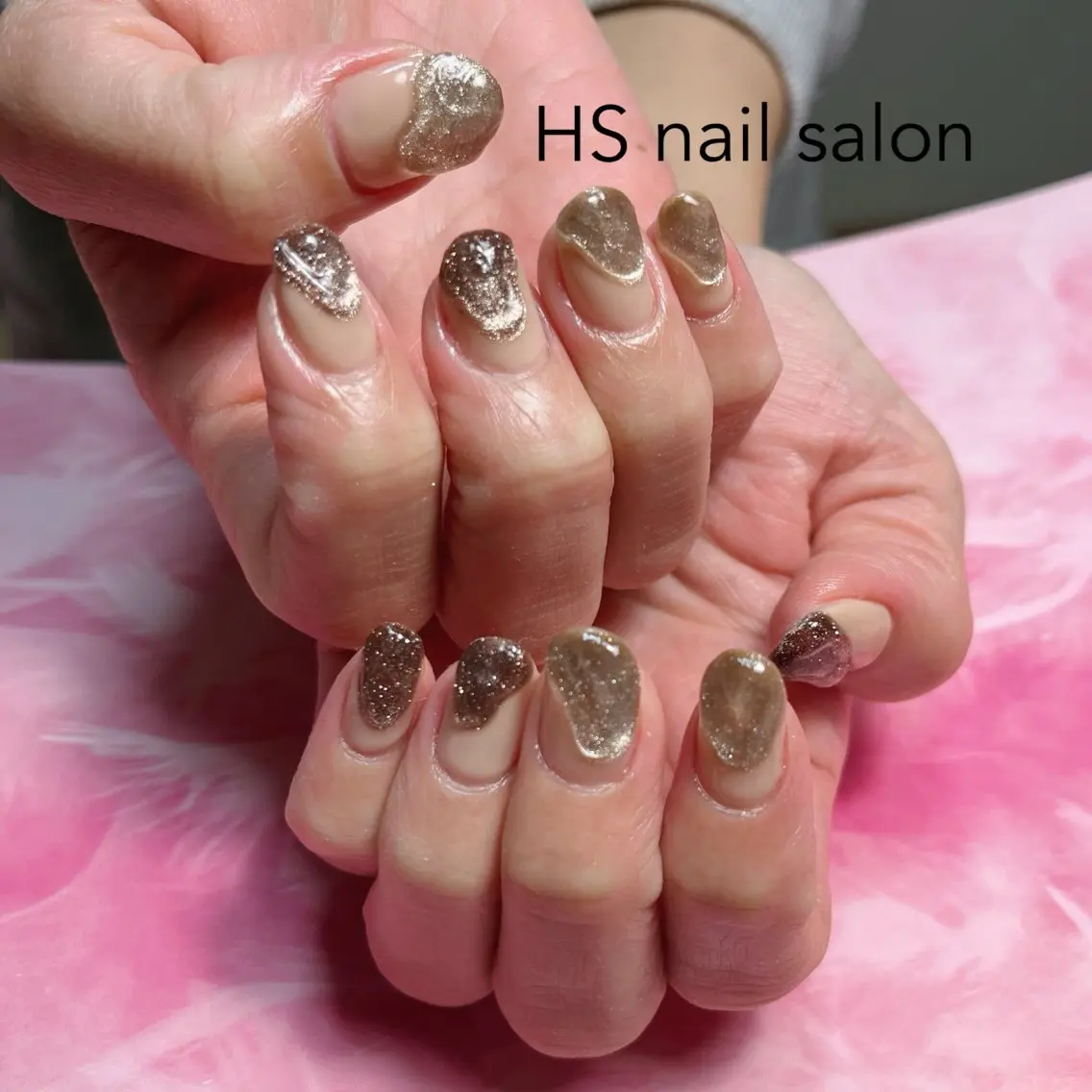 ミディアム ハンドネイル hs nail salonのネイルデザイン