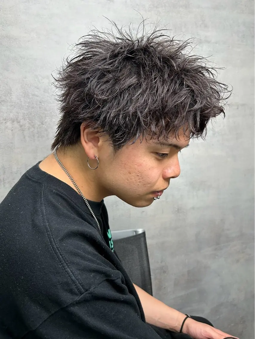 パーマ メンズ 静岡 / 毛流れ特化 /下居真大のヘアスタイル