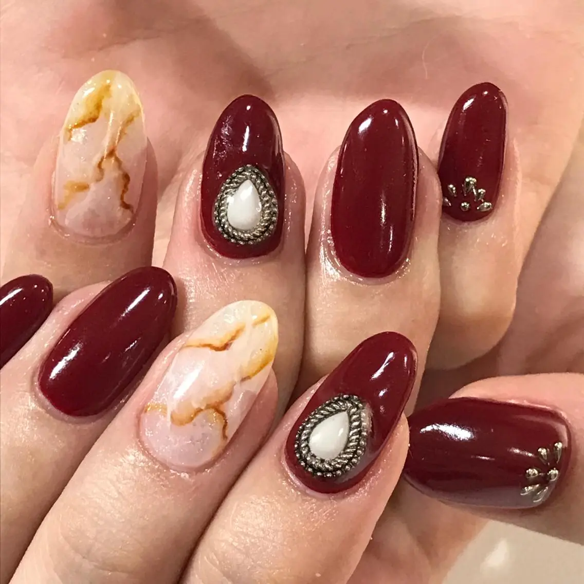 ネイル ジェルネイル 渋谷/チップ長さ出し 👑アプレgel-xのネイルデザイン