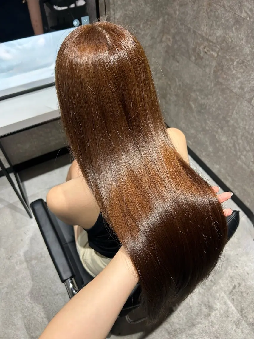 ロング ヘアカラー トリートメント カラーモデル募集中 ✨hinahaのヘアスタイル