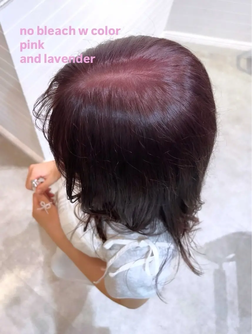 ミディアム カラー カット ヘアカラー トリートメント 無料カットモデル募集 ／ueno aiのヘアスタイル
