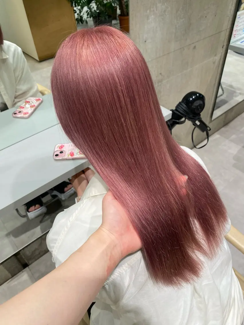 ロング カラー mina🪐立川駅/ 無料ショートカットのヘアスタイル