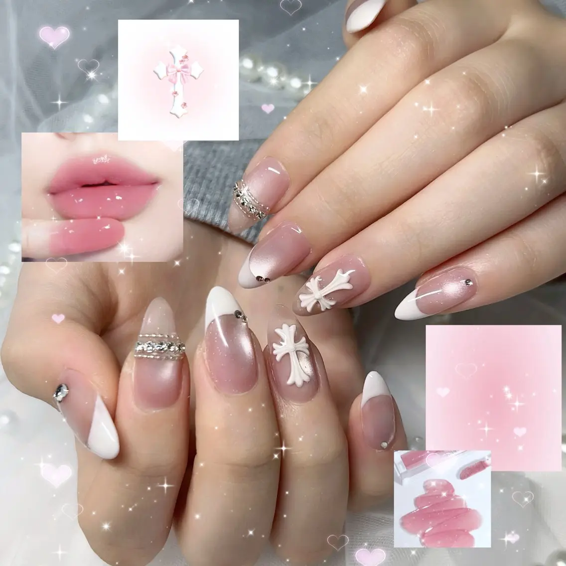 ネイル 持ち込み ハンドネイル 🪄mimi🎀 Midori🪽のネイルデザイン