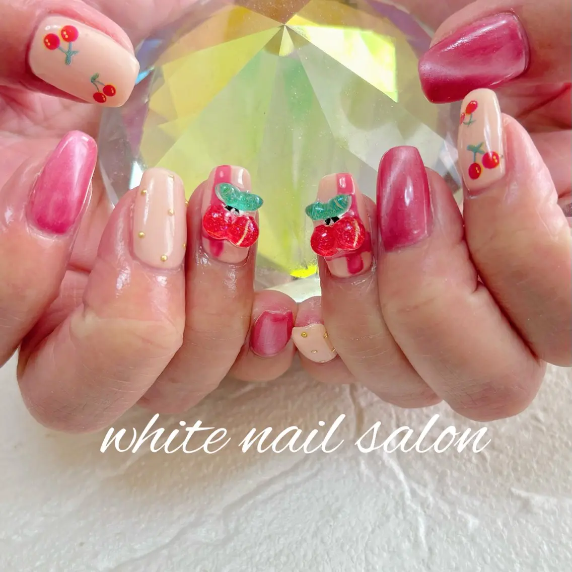 ネイル フットネイル ハンドネイル white nail salonのネイルデザイン