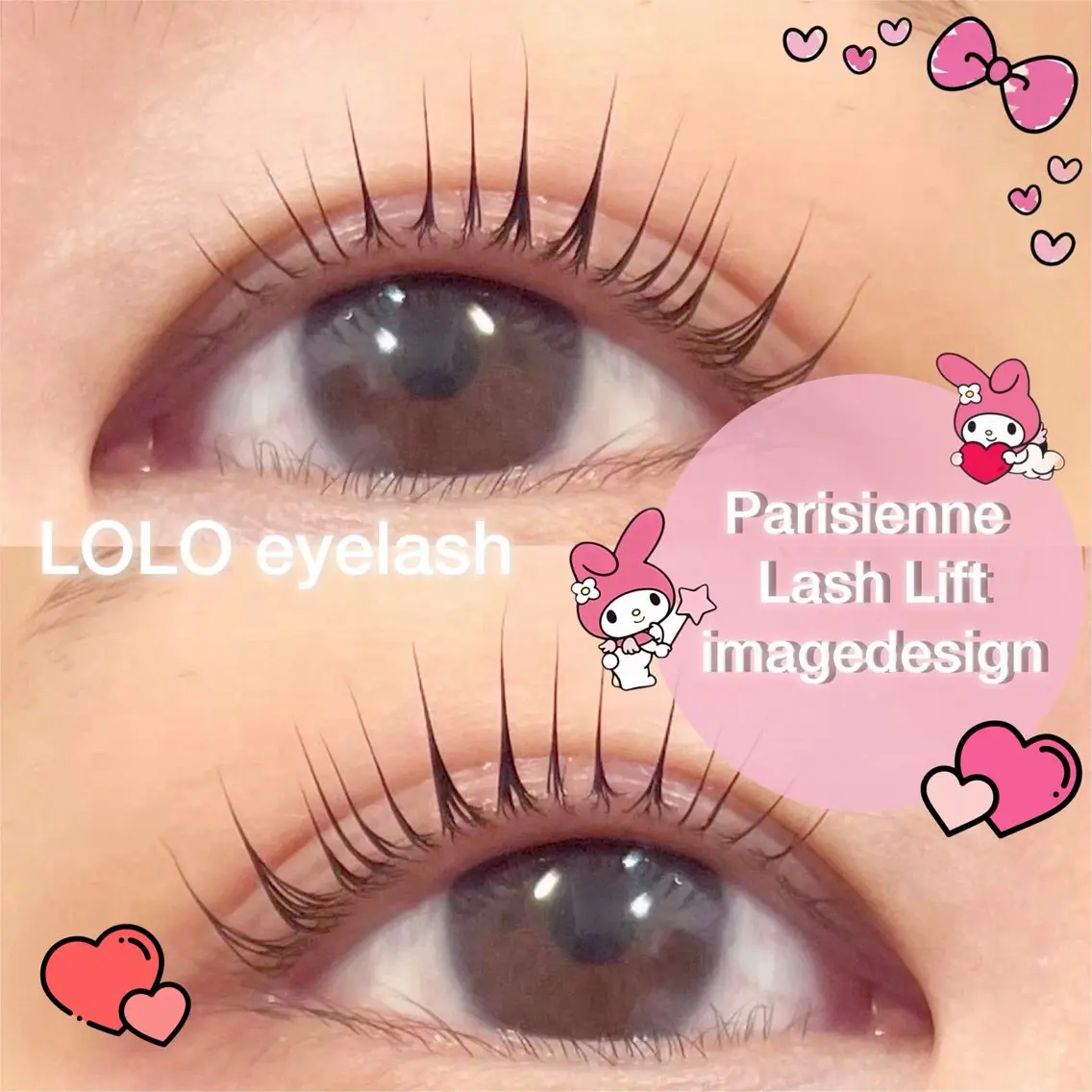 マツエク・マツパ パリジェンヌラッシュリフト 🎀LOLO 河原町店‎🤍のマツエク・マツパデザイン