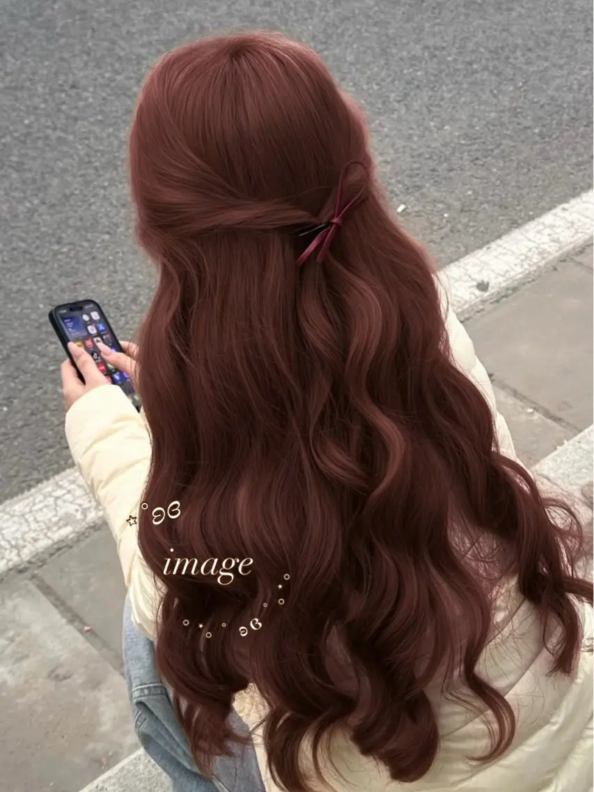 カラー ヘアカラー トリートメント ヘアセット girlな暖色ヘア 🪽🫧ハルナ🎀のヘアスタイル