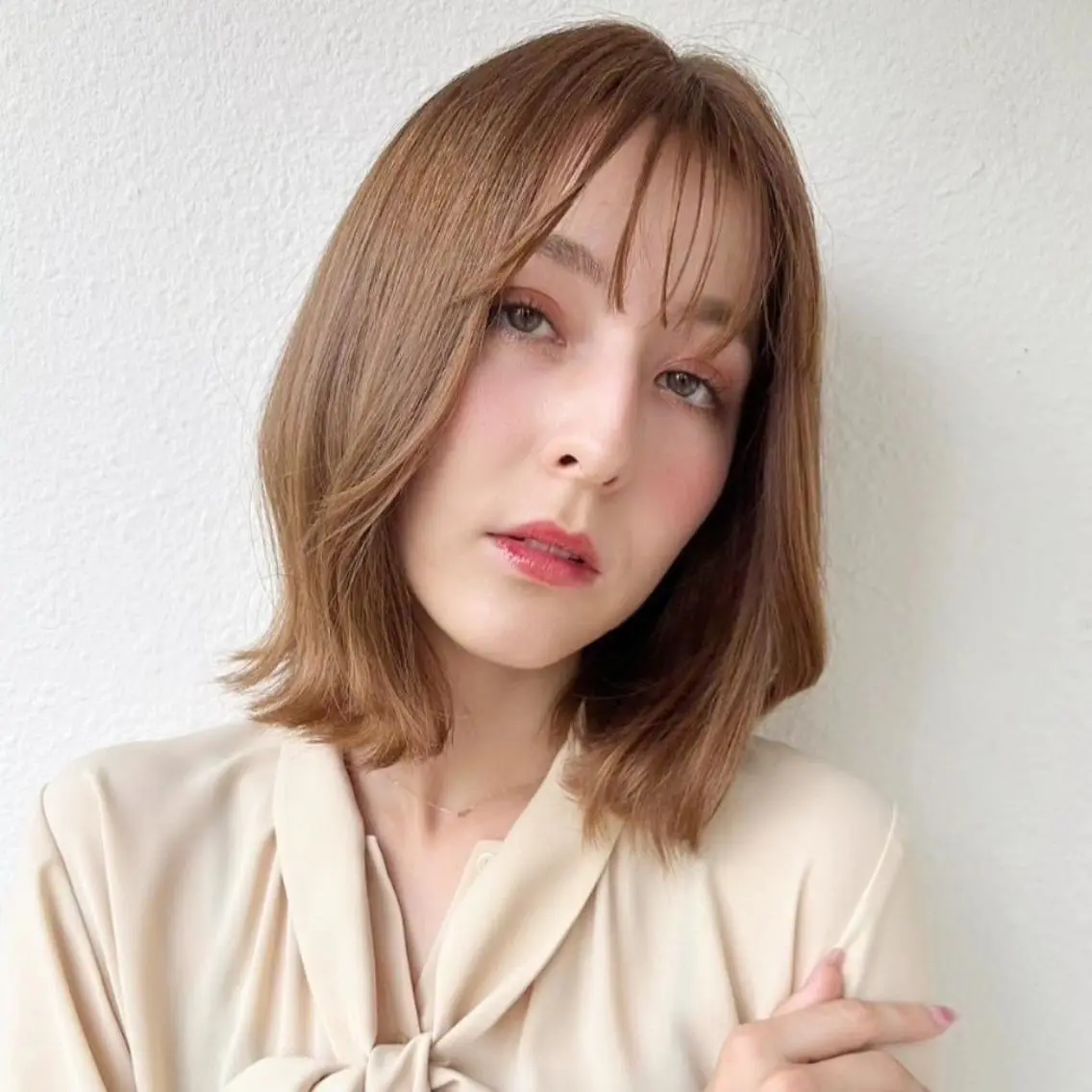 ミディアム 透明感カラー✨ よしの じろうのヘアスタイル