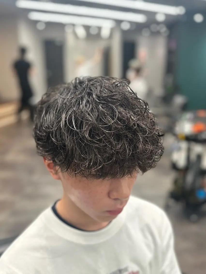 ショート パーマ メンズ 👊メンズ特化👊 田中健輔のヘアスタイル