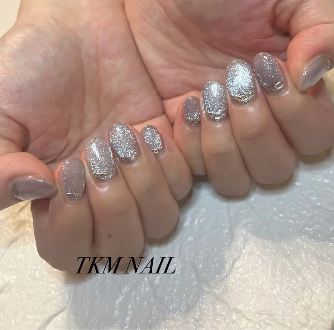 ネイル フラッシュネイル マグネットネイル シンプルネイル ______ TKM  NAILのネイルデザイン