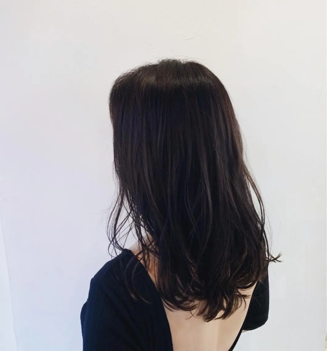セミロング カラー 🌼愛されヘア🌼 篠原優菜のヘアスタイル