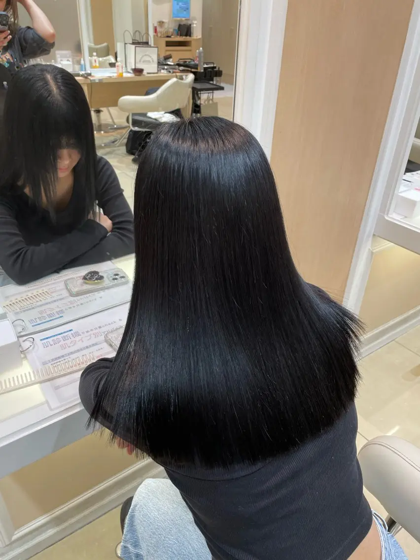 ロング カラー ヘアカラー トリートメント ☆Ash中目黒 浦野遥☆*。のヘアスタイル