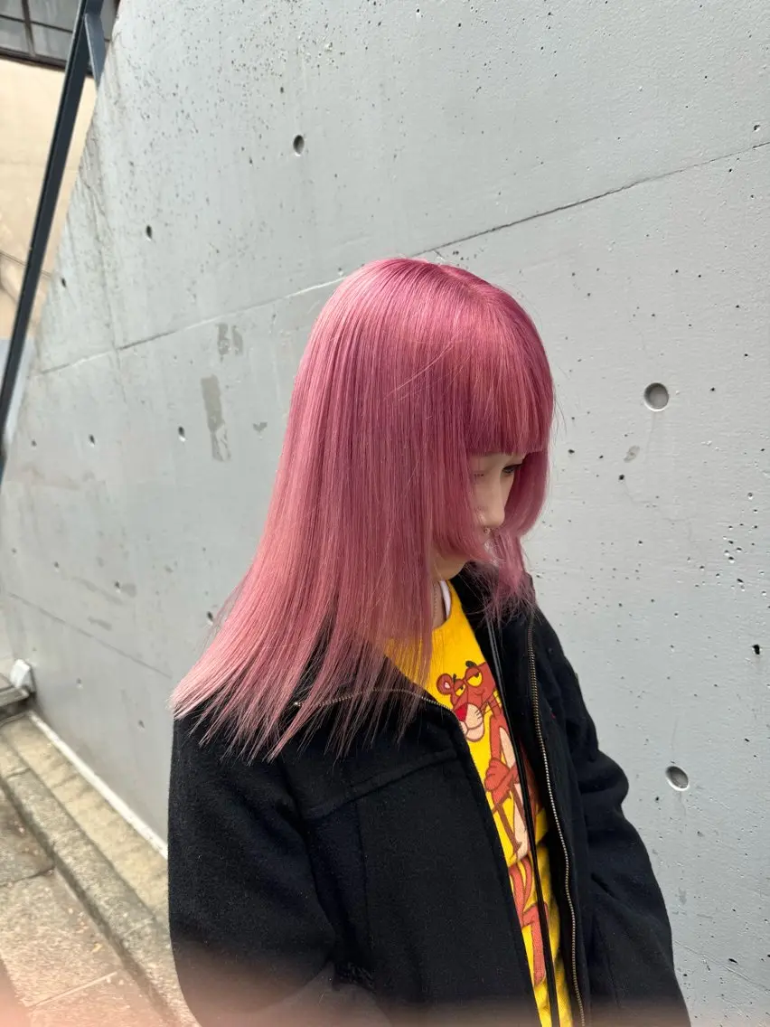 カラー 🧸艶髪ハイトーン 🍪chan🍯のヘアスタイル