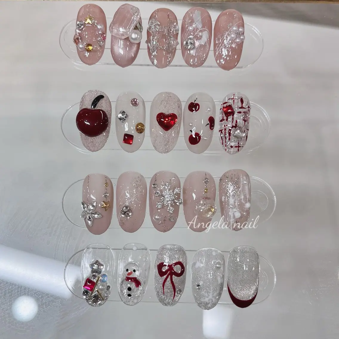 ネイル 冬ネイル クリスマス Angela nail💓のネイルデザイン