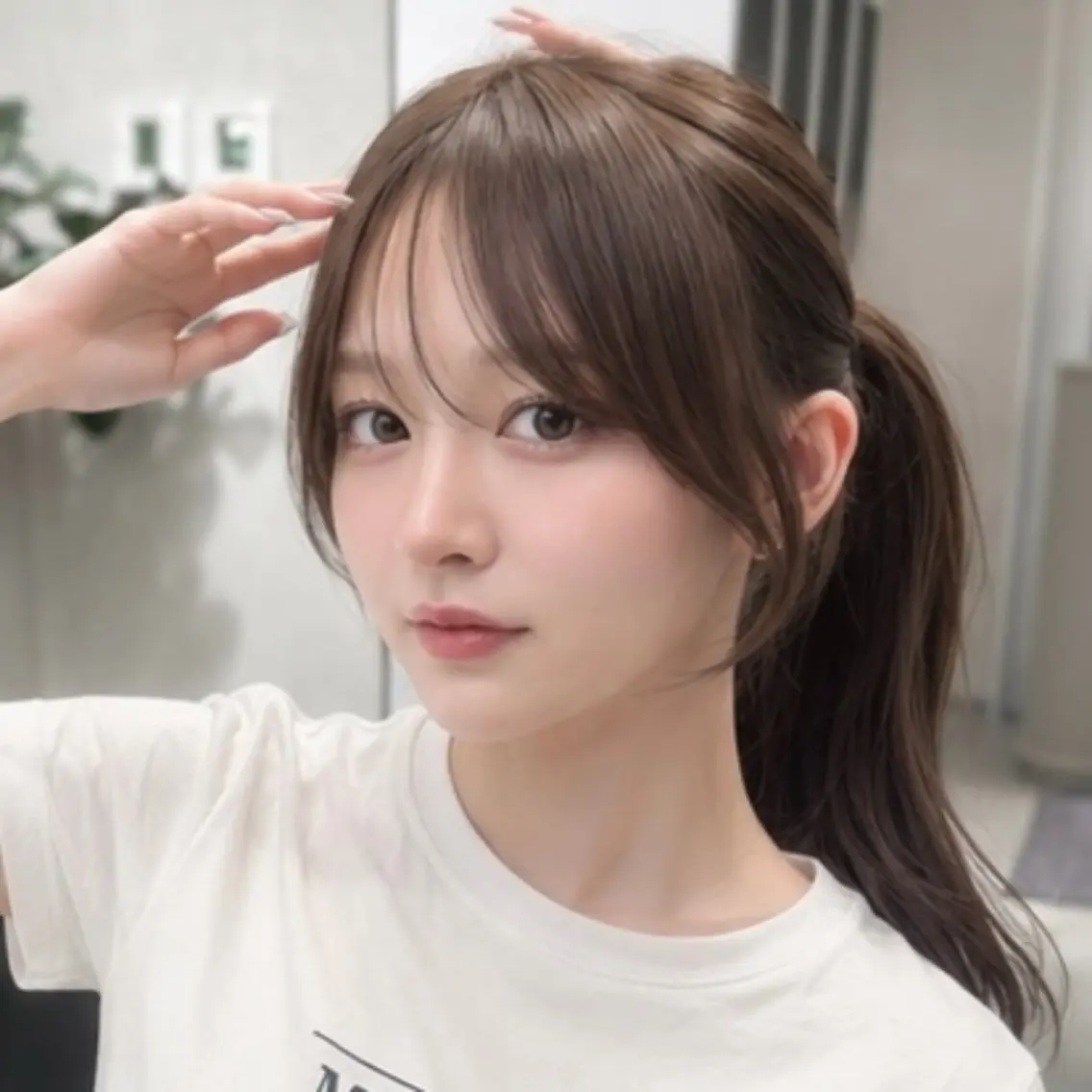 ミディアム カット 似合わせカット ×大阪心斎橋/みゅーのヘアスタイル