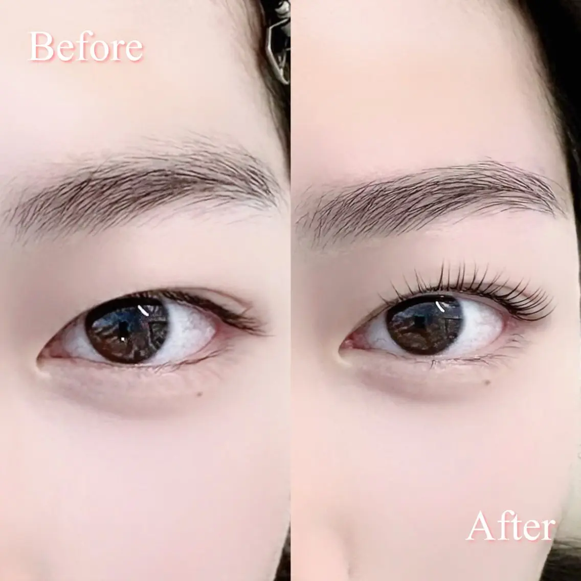マツエク・マツパ ナチュラル まつげパーマ 一重×まつ毛パーマ マツパ eyerich蘇我店 ハルカ🎀のマツエク・マツパデザイン