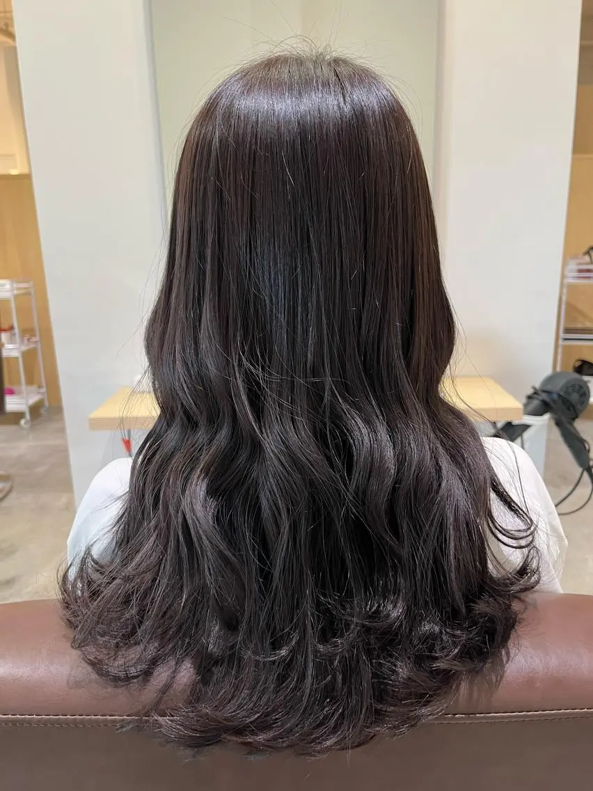 💎カット、カラー＆トリートメント💎カラーしてもサラサラ髪を保ちたい方へ資生堂サブリミック集中補習ケア で艶髪に^_^の写真