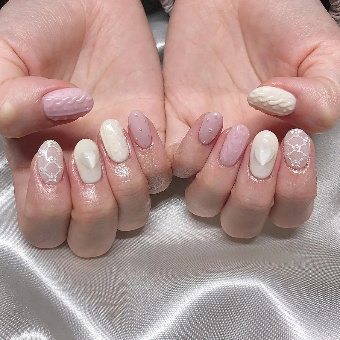 ネイル 持ち込み ハンドネイル フットネイル mi chiのネイルデザイン