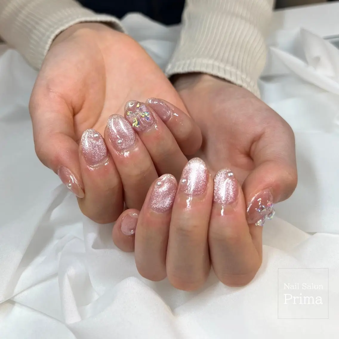 ミディアム ネイル SalonPrima 西院Nail&Eyeのネイルデザイン